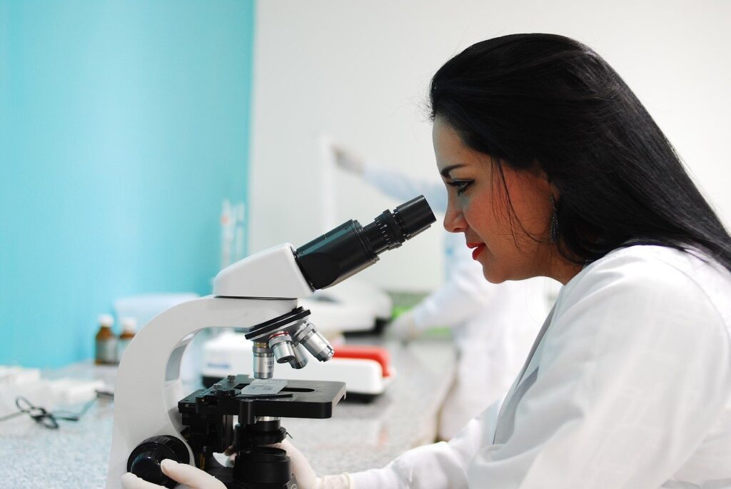 microscope, research, scientific